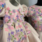Peach Handmade Mother Daughter Dress
