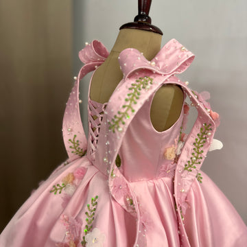 Pink Handmade Designer Dress