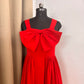 Red Bow Style Dress for women
