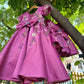 Pink Handmade Mother Daughter Dress Combo