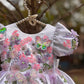 White Handmade Emblished Dress
