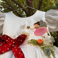 Hand painted birthday dress for baby Girl