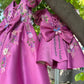 Pink Handmade Mother Daughter Dress Combo