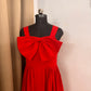 Red Bow Style Dress for women