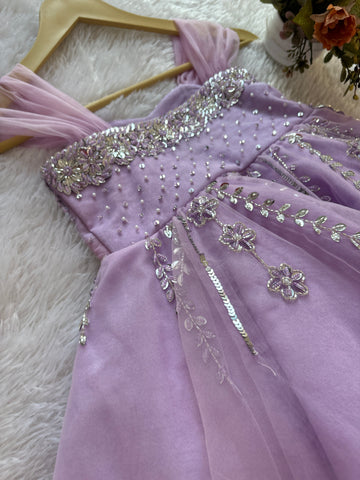 Lavender Handmade Dress