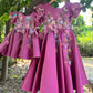 Pink Handmade Mother Daughter Dress Combo