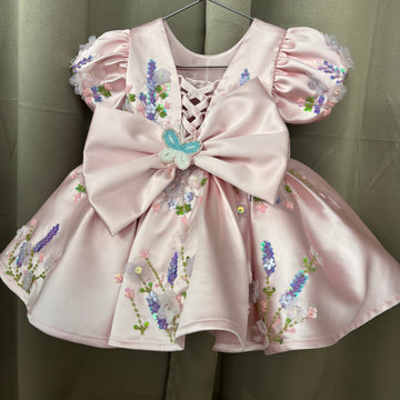Pink Hand Crafted Birthday Dress