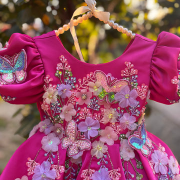 Pink Handmade Dress