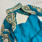 Peacock Blue Mother Daughter Dress Set