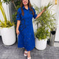 Royal Blue Women Dress