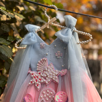 Dual Tone Handmade Dress