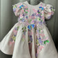 Handwork Beautiful birthday dress for baby Girl