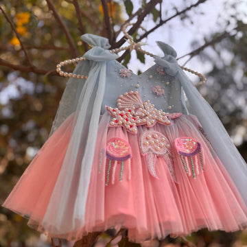 Dual Tone Handmade Dress