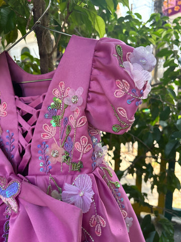 Pink Hand Crafted Dress