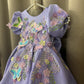 Lavender Hand Crafted Dress