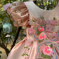Peach Big Butterfly Dress