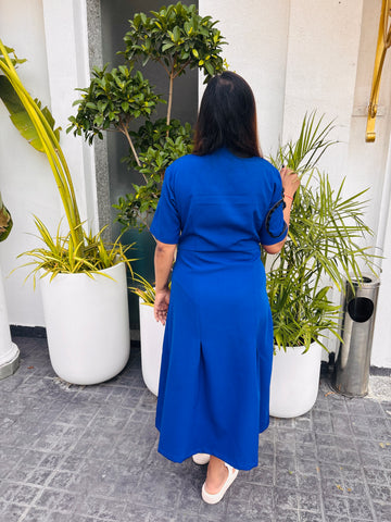 Royal Blue Women Dress