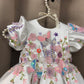White Hand Crafted Dress
