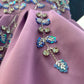 Lavender Bow Handmade Birthday Dress