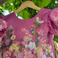 Pink Handmade Mother Daughter Dress Combo