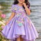 Lavender Hand Crafted Dress