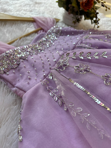 Lavender Handmade Dress