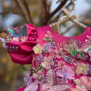 Pink Handmade Dress