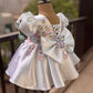 White Big Butterfly Birthday Dress
