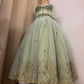 Green Handmade Ball Gown