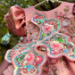 Beautiful Peach Pink Dress with 3D Butterfly