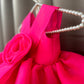 Pink Flower Organza Dress
