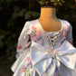 White Hand Crafted Emblished Dress