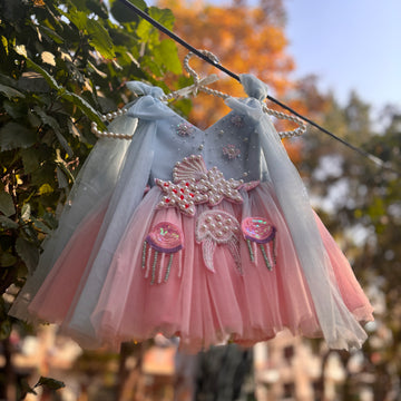 Dual Tone Handmade Dress