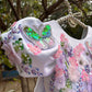 White Handmade Emblished Dress