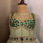 Green Handmade Ball Gown