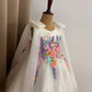 Beautiful White colour Handwork Dress
