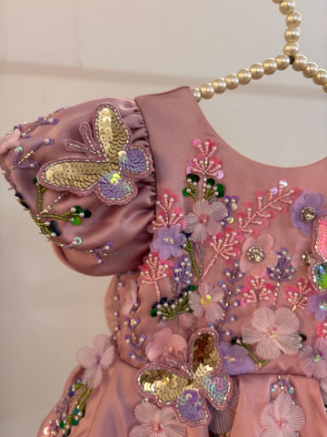 Pastel Pink Handmade Dress