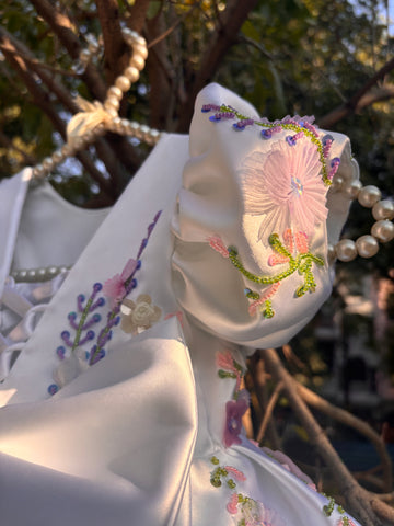 White Hand Crafted Dress