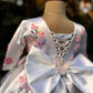 White Hand Crafted Emblished Dress