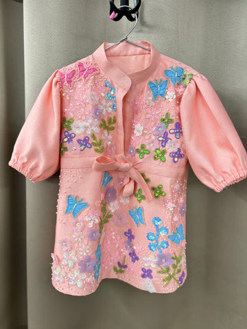 Peach Baby Girl Co-ord Set