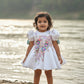 White Big Butterfly Birthday Dress