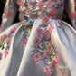 White Hand Crafted Emblished Dress