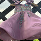 Lavender Bow Handmade Birthday Dress