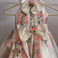 White Halter Neck Baby Dress