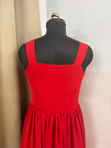 Red Bow Style Dress for women