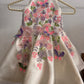 White Halter Neck Baby Dress