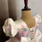 Off White Hand Crafted Dress