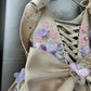 Coffee colour baby dress for birthday Girl