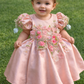 Peach Big Butterfly Dress