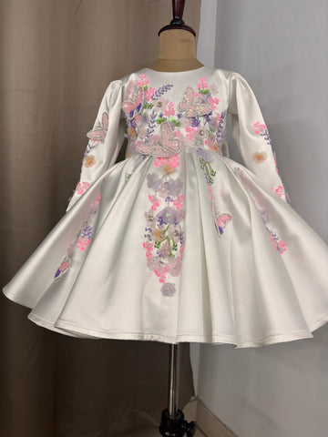 Beautiful Hand work of white colour